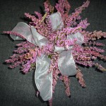 Bouquet of Heather and ribbon.