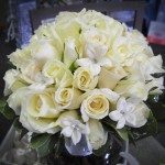 White Rose and Stephanotis bridal bouquet.