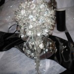 All crystal bouquet. Talk about "bling"!