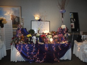 Event Floral's Wedding Show Display