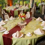 A rustic yet elegant and charming tablescape.