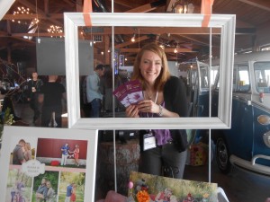 These adorable painted picture frames add whimsy and fun.