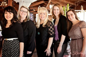 The ladies of Photography by Kristen, Event Floral, and Cake Creations who made it happen! Photo by: Photography by Kristen